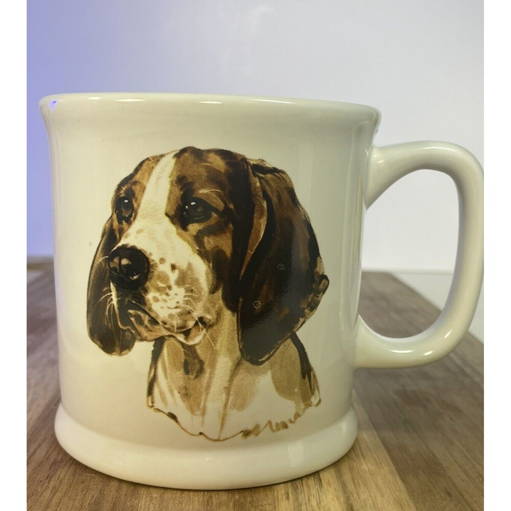 Beagle Watercolor Portrait Coffee Mug Dog Breed Description Character Traits Pet